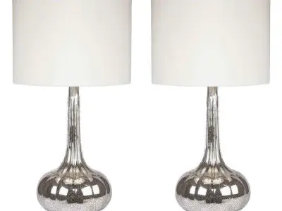 Rosedale Mercury Glass Table Lamp 3D model