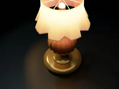 European Style Lamp 3D model