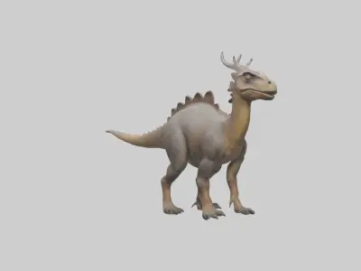 Maiasaura model Low-poly 3D model