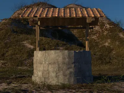 Abandoned Well Semi-Realistic 3D Model with High Detail Free 3D model