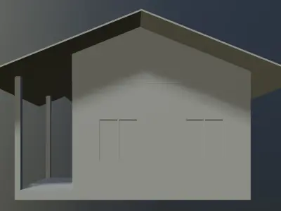 Simple building 2023-02 Free 3D model