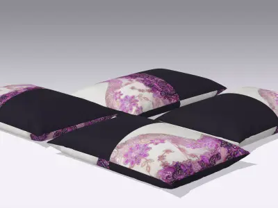 Cushions Low-poly 3D model