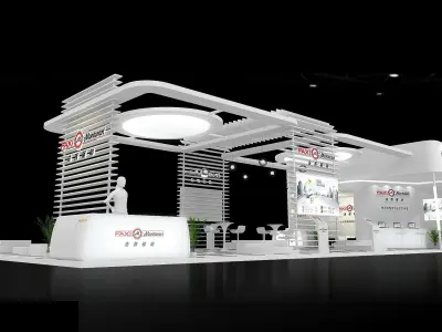 Exhibition - Area - 21X9-3DMAX2009-02 3D model