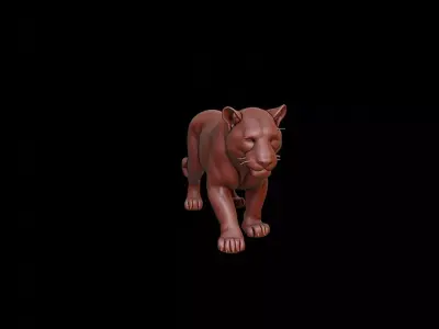 Jaguar Animal Sculpture 3D print model purchase