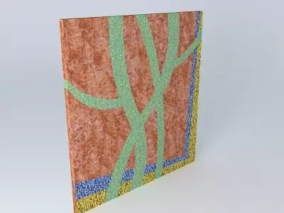 art work quadro Free 3D model