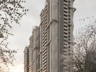 DIAMOND TOWERS TAIWAN TAIPEI Scene Twinmotion  3D model