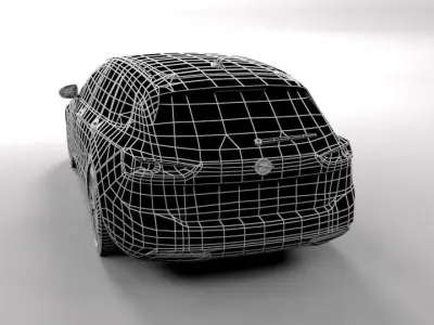 OPEL INSIGNIA SW 2017 LOWPOLY Low-poly 3D model