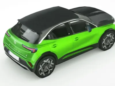 Opel Mokka-e 2021 Low-poly 3D model