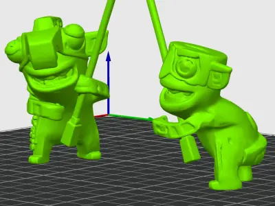Beast in natra 2 Movie  3D print model