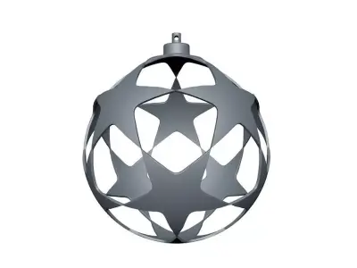 star ball ornament 3D print model