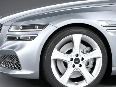 Genesis G80 2021 3D model