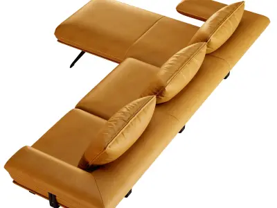 Hoover Sofa Low-poly 3D model