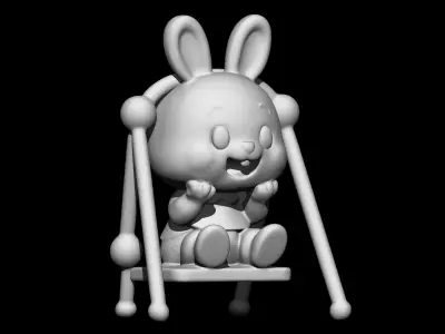Kawaii Rabbit 3D print model