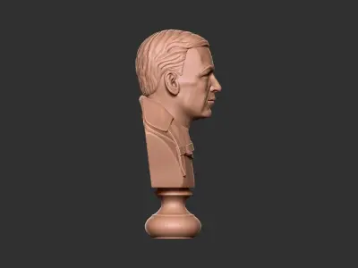 Ernest Shackleton Bust - 3D Print Model 3D print model