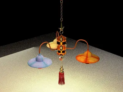 Chinese palace lantern  3D model