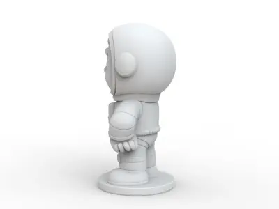 Astronaut Cartoon Character 3D Model STL Ready to Print 3D print model