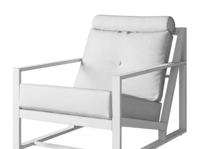 OVE Melbourne 3pcs Patio Armchair 3D model