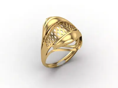 Plain Ring Women Ready STL 3DM Models Womens Rings 3D models 3D print model 37