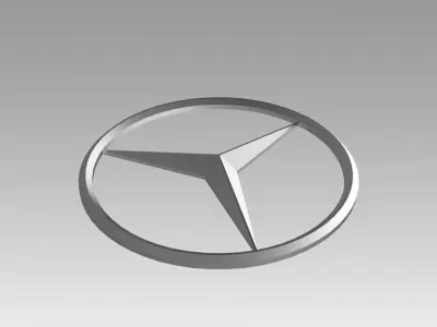 Mercedes logo 3D model