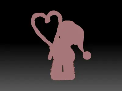 Dear teddy bear 3D print model