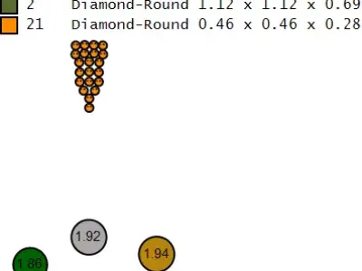  Emerald and Diamond Pendant 3D print model