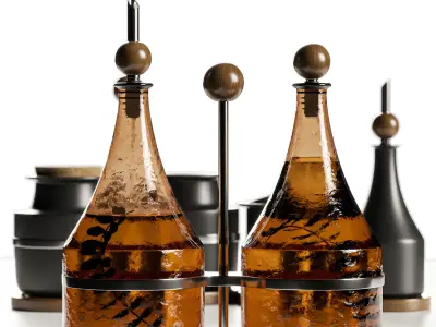 Ikea Krosamos Kitchen Container Set 3D model