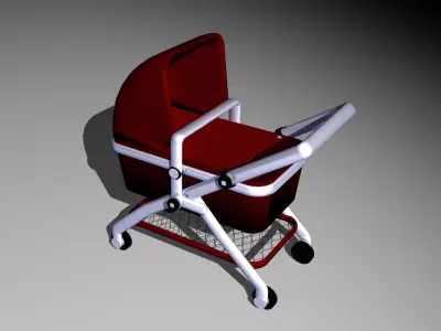 Cradle Car 3D model