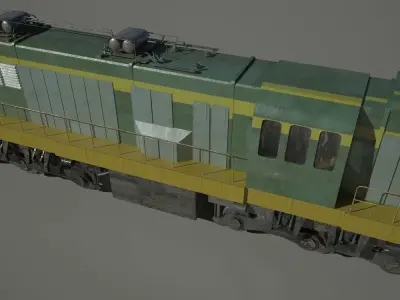 Train Locomotive 3D model