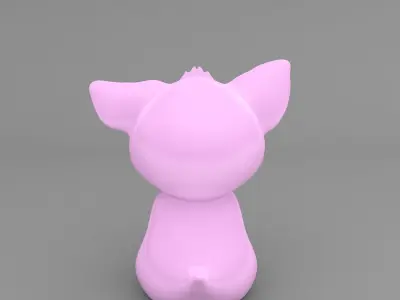 Pua 3D Model from Moana Cartoon of Disney 3D model