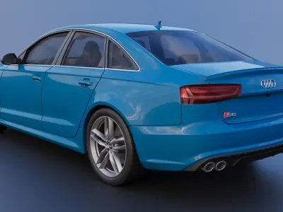Audi S6 2016 3D print model