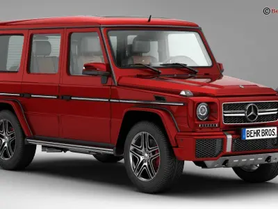 Mercedes G Class AMG G65 2016 3D model
