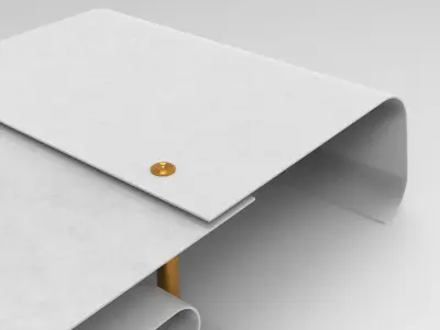 Hatty Side Table Low-poly 3D model