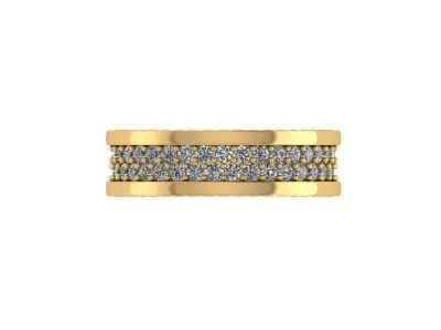 David Yurman Men Ring - 537 3D print model