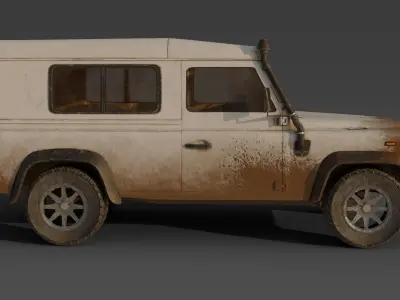 1996 Land Rover Defender 110 3D model
