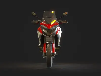 Base model  Ducati Multistrada V4 S 2021 3D model