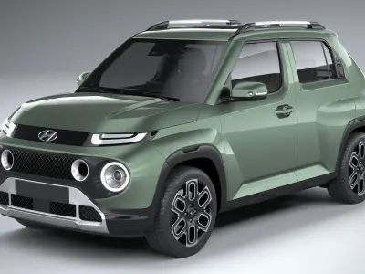 Hyundai Casper 2025 3D model