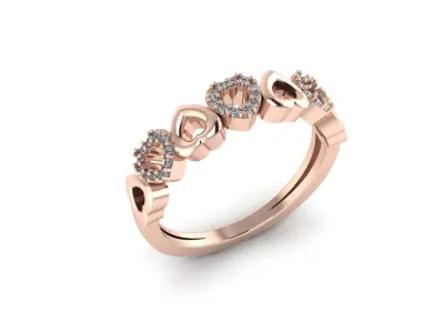 Jewelry Diamond Ring 3D print model buy