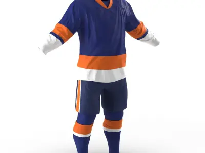 Hockey Clothes Generic 3 3D model