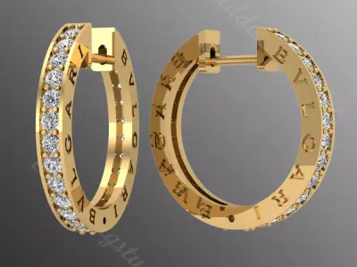 Earrings od104 3D print model