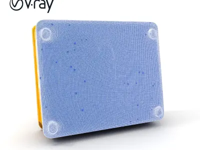 Vintage Warning Sign Model Pack Low-poly 3D model