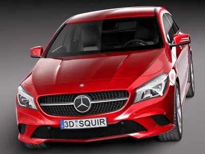 Mercedes-Benz CLA Shooting Brake 2016 3D model