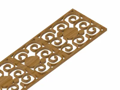 Decorative panel STL 3D model