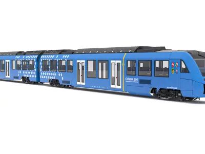 Alstom Coradia iLint 54 Hydrogen Train 3D model