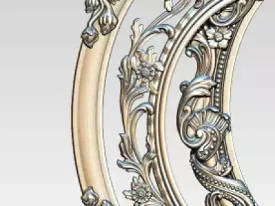 lot of 3 pcs Carved Frame Collection 3D print model