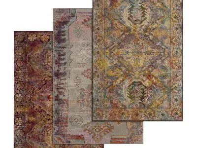 Rug Set 2044 3D model
