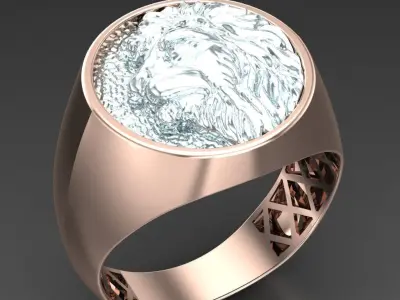 Luxury Men Rings Designs 6MR023 3D print model