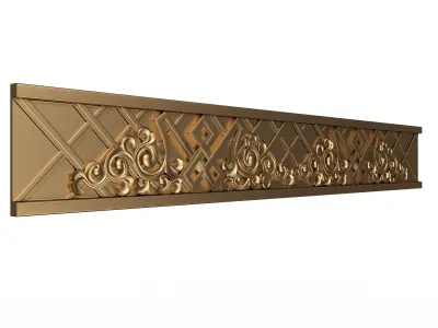 Ornament Element Molding 030 Low-poly 3D model