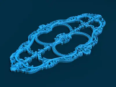 mirror frame 3D model