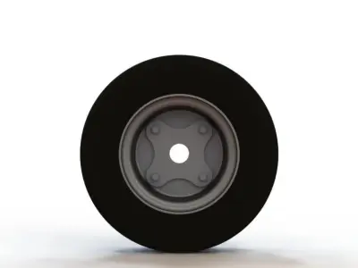 wheel for containers 3D print model