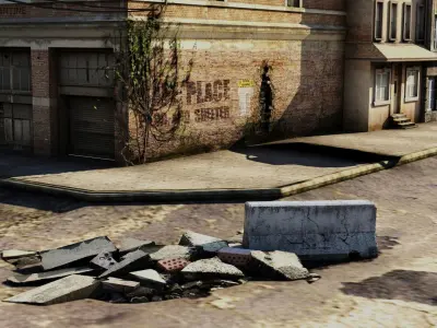 car in street 3D model